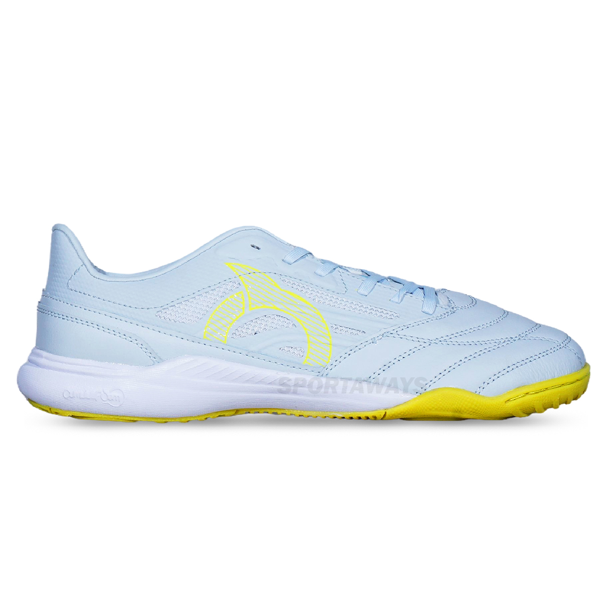 Sepatu Futsal Ortuseight Catalyst Vision V5 IN K-Lea IN - Cloude Blue/Lime
